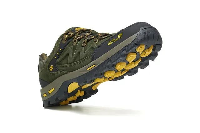 Jack Wolfskin Gray Blue Low-Cut Hiking Boot Synthetic Mesh Upper Sneakers 4