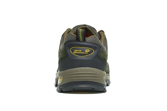 Jack Wolfskin Gray Blue Low-Cut Hiking Boot Synthetic Mesh Upper Sneakers 5