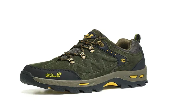 Jack Wolfskin Gray Blue Low-Cut Hiking Boot Synthetic Mesh Upper Sneakers 8