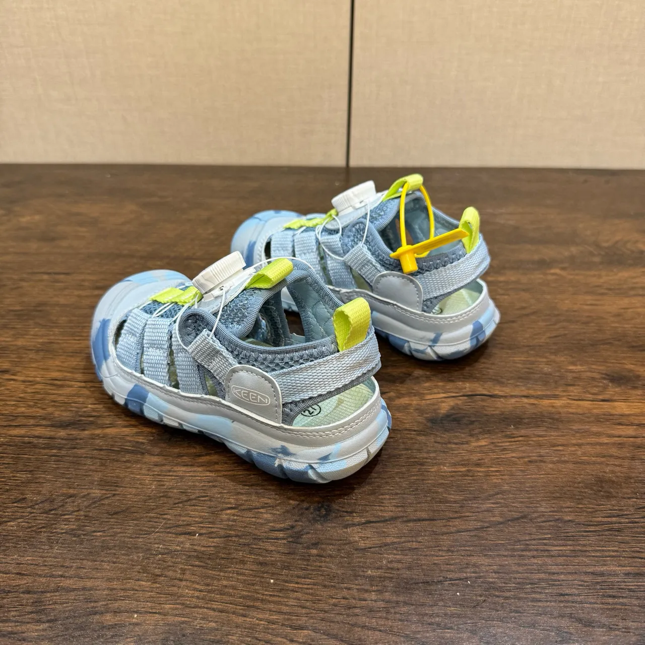 KEEN Yellow Orange BOA® Dial Closure Mesh Upper Casual Sandals 16