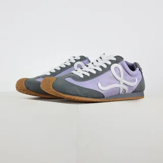 Tênis retro runner lavanda e cinza