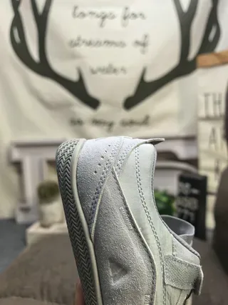 Light Gray Laceless Dual-Strap Lifestyle Sneakers 3