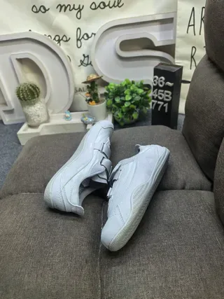 Light Gray Laceless Dual-Strap Lifestyle Sneakers 6