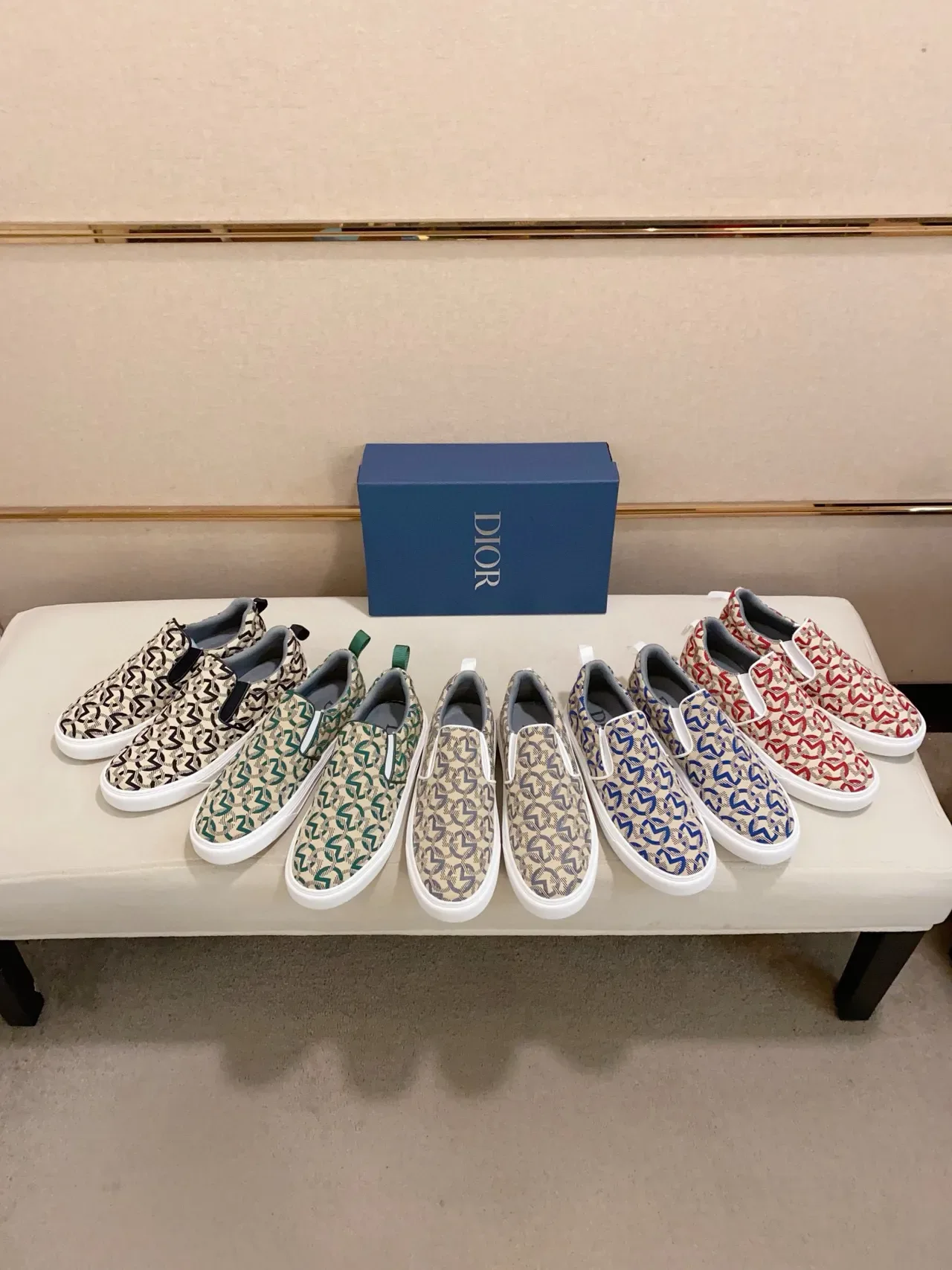 Monogram-Print Slip-On Sneaker 2
