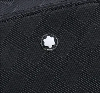 Montblanc Meisterstück Black Embossed Basketweave Casual Backpack 9