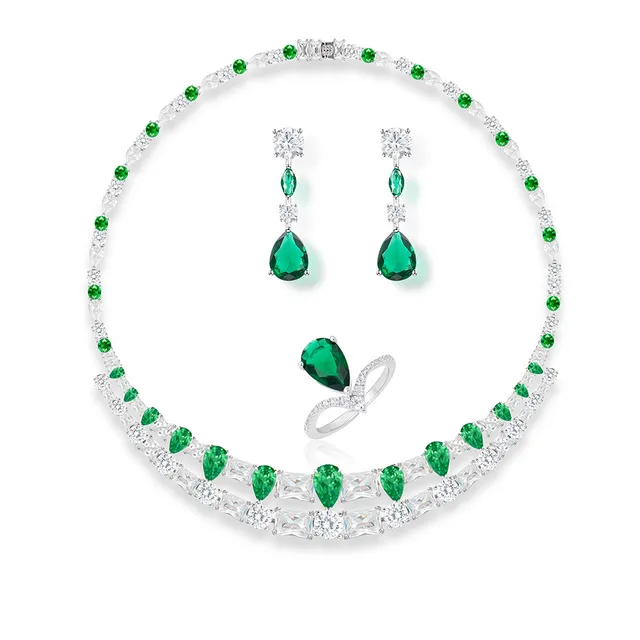 Multi-Row Ruby and Diamond Collar Necklace 5