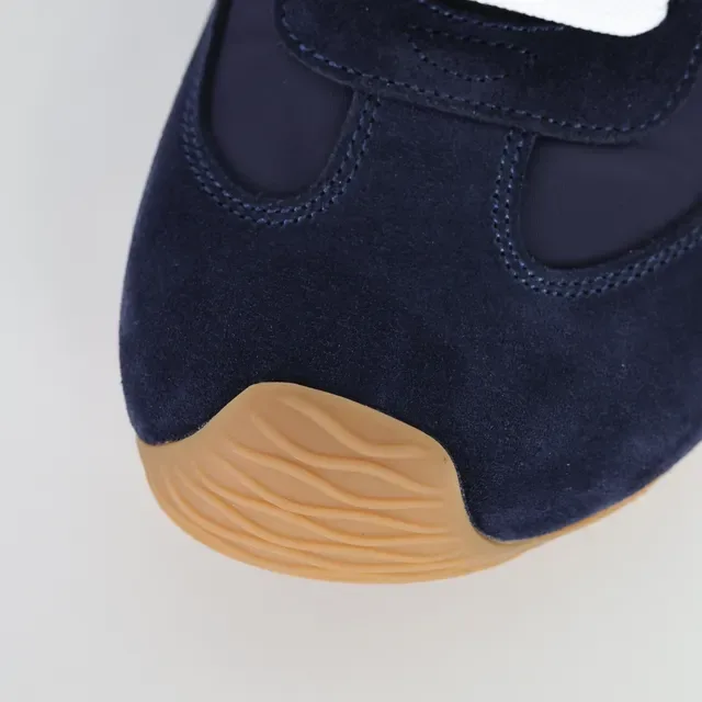Navy Blue and Light Blue Embroidered Logo Lifestyle Sneakers 5