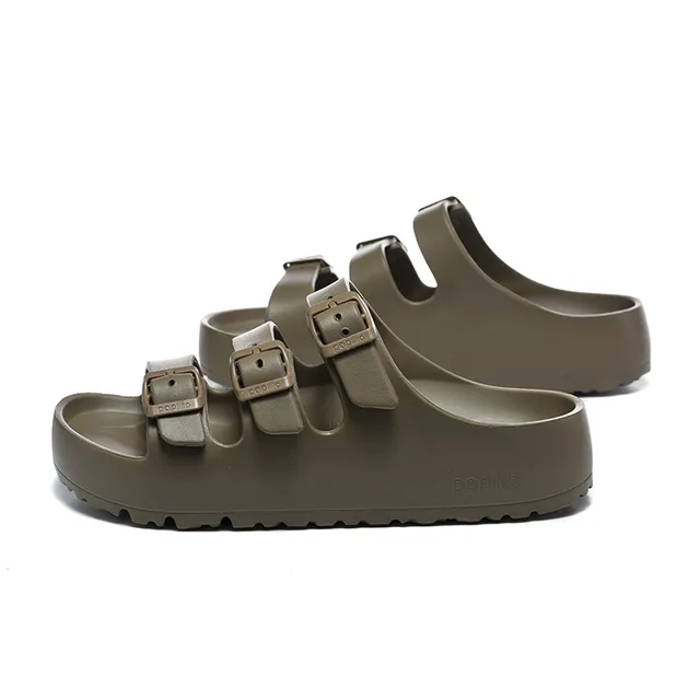 Papillio Three-Buckle Adjustable Strap Casual Sandal 3