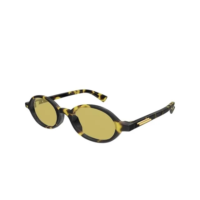 Pink Brown Oval Frame Matte Finish Sunglasses 9