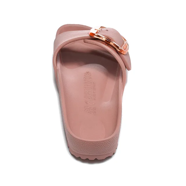 Pink Gold Molded Rubber Single Strap Slippers 5