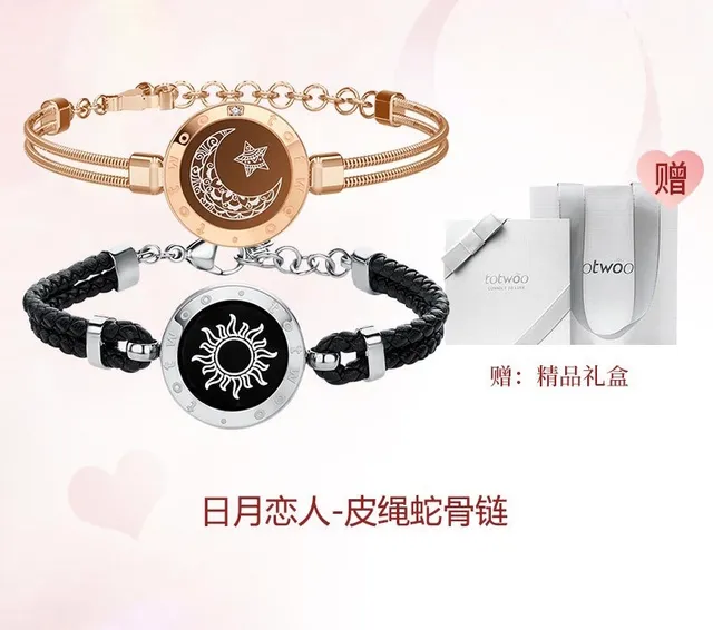 Rose Gold and Black Symbolic Charm Bracelets 5