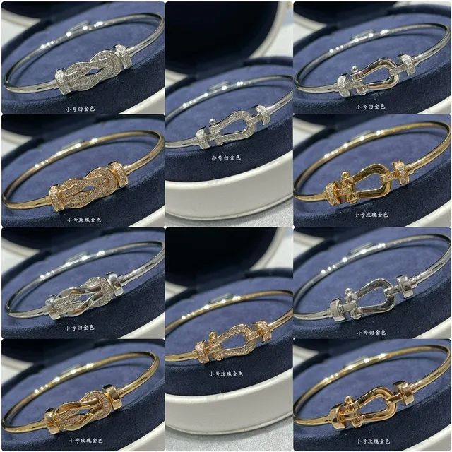 Rose Gold Tone Pavé Crystal Knot Clasp Bracelets 2