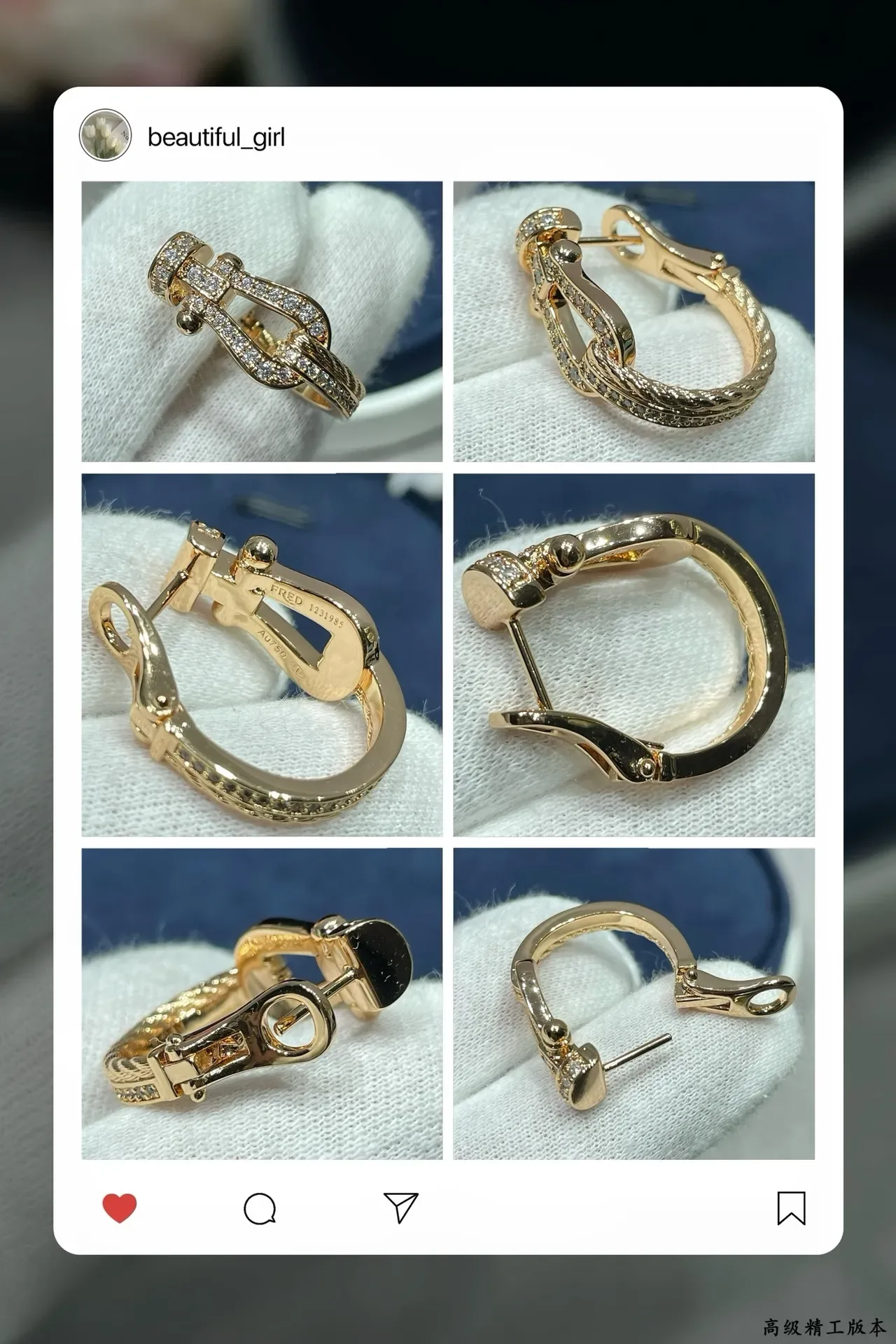 Rose Gold-Tone Pavé Twisted Rope Hinged Hoop Earrings 2