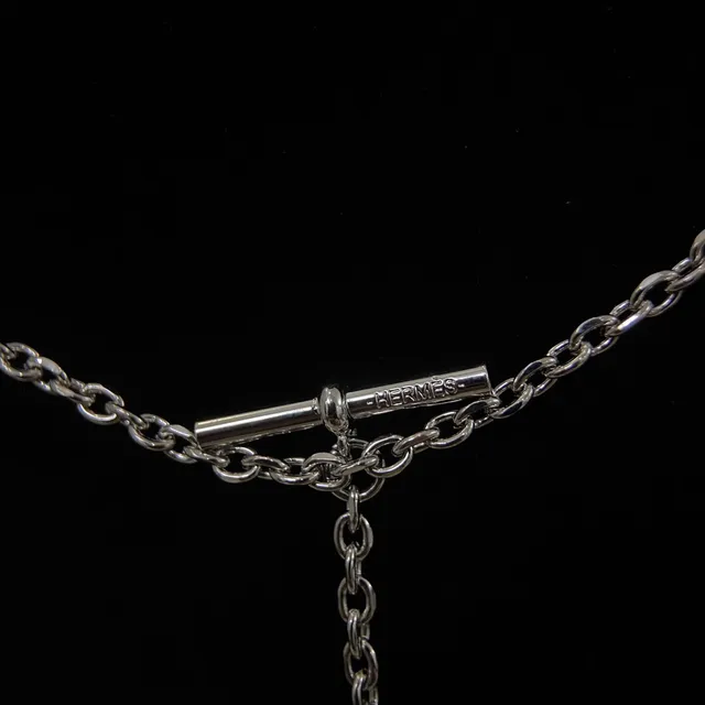 Rose Gold Yellow Gold Silver Tone Multi-Strand Oval-Link Toggle Clasp Necklaces 6