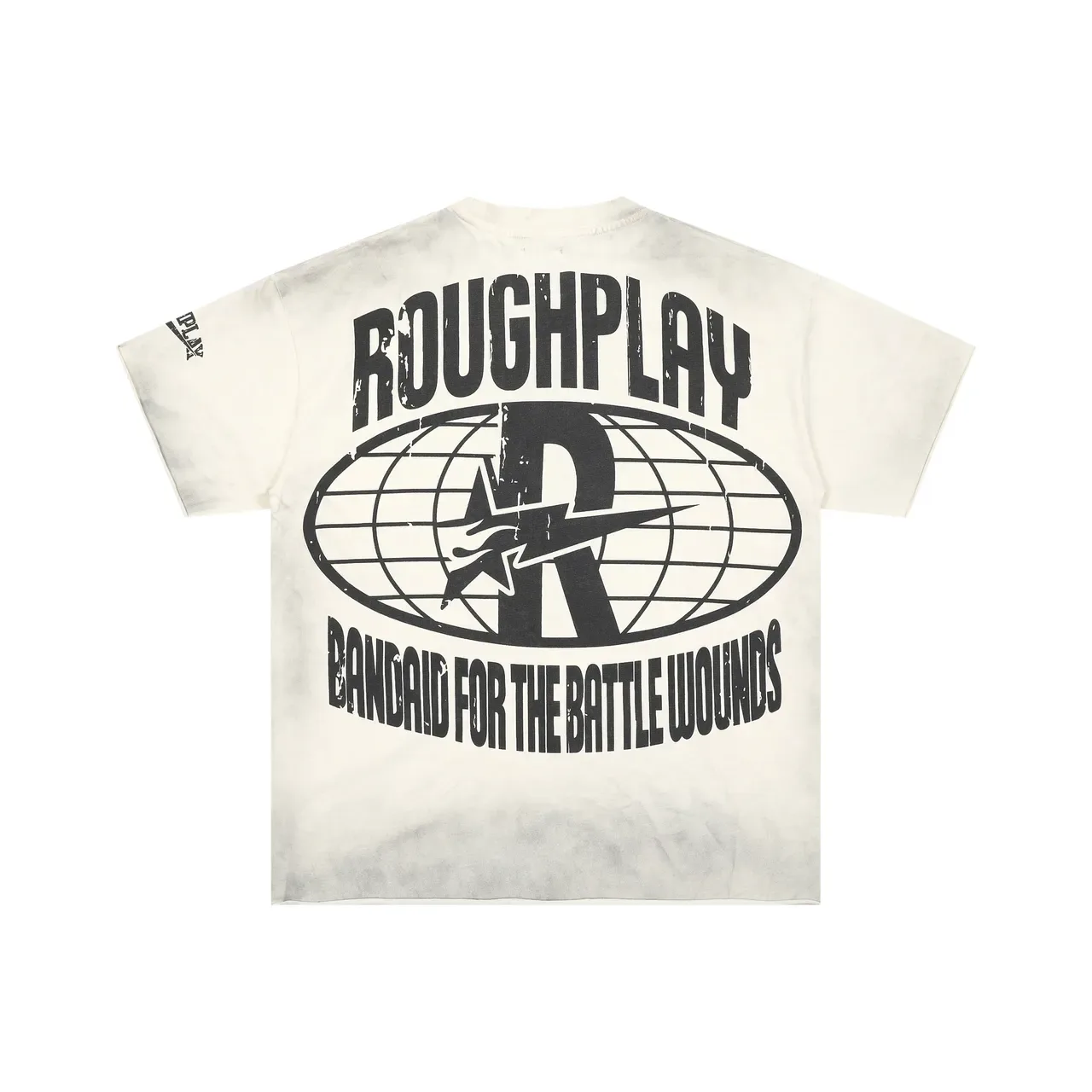 Rough Roughplay Graphic Rhinestone-Embellished Tie-Dye T-Shirt 4