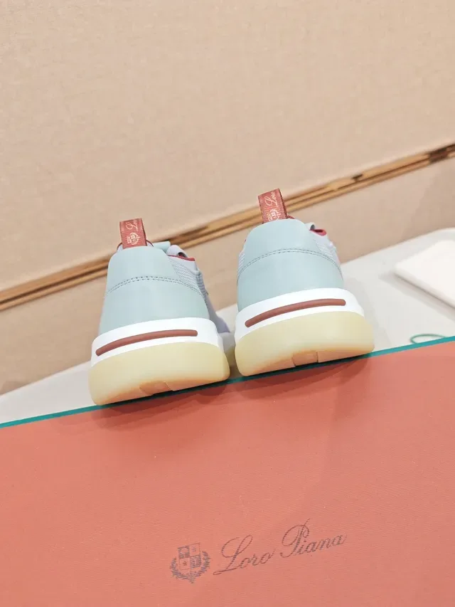 Sage Green and Gray Color-Blocked Lifestyle Sneaker 3