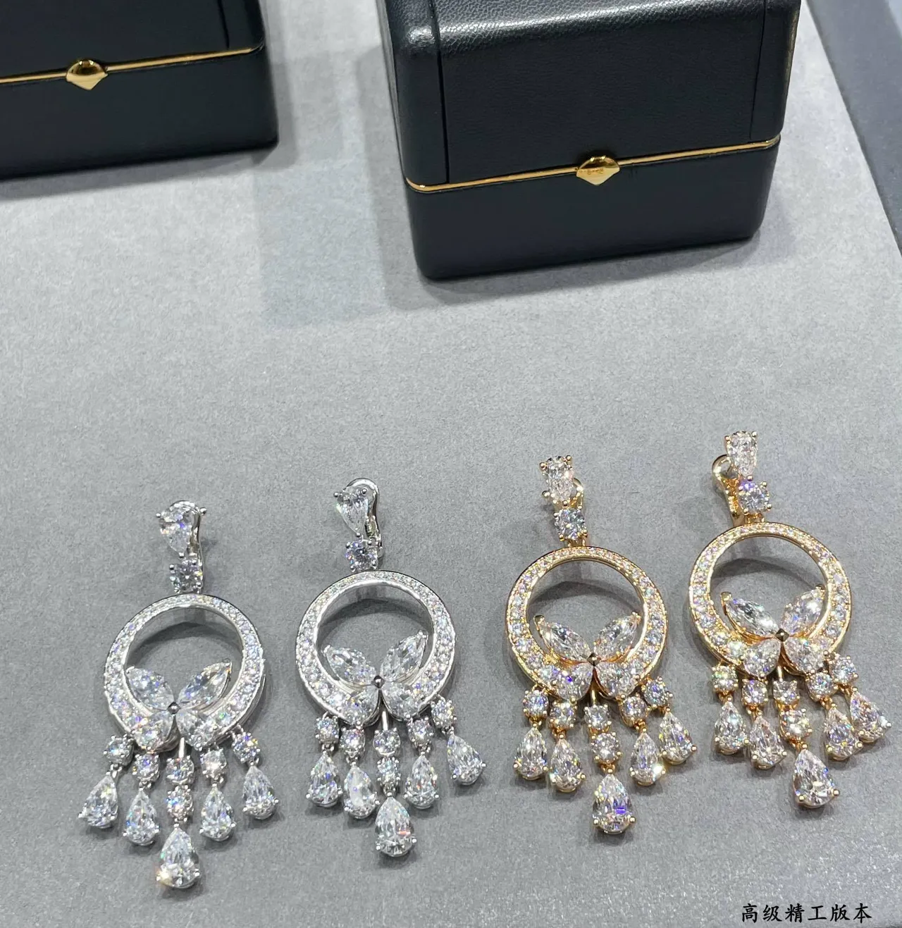 Silver High-Jewelry Drop Earring Earrings 7