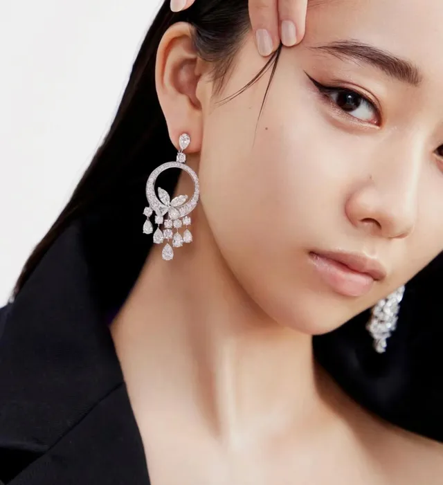 Silver High-Jewelry Drop Earring Earrings 9