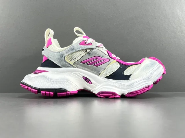 Skechers White Pink Silhouette Multi-Layered Midsole Chunky Sneakers 18