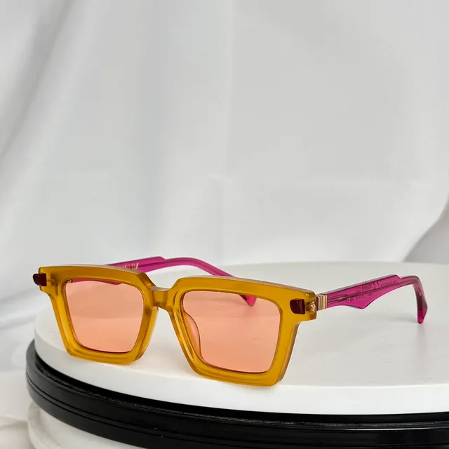 Speckled Black Acetate Geometric Rectangular Optical Glasses 4