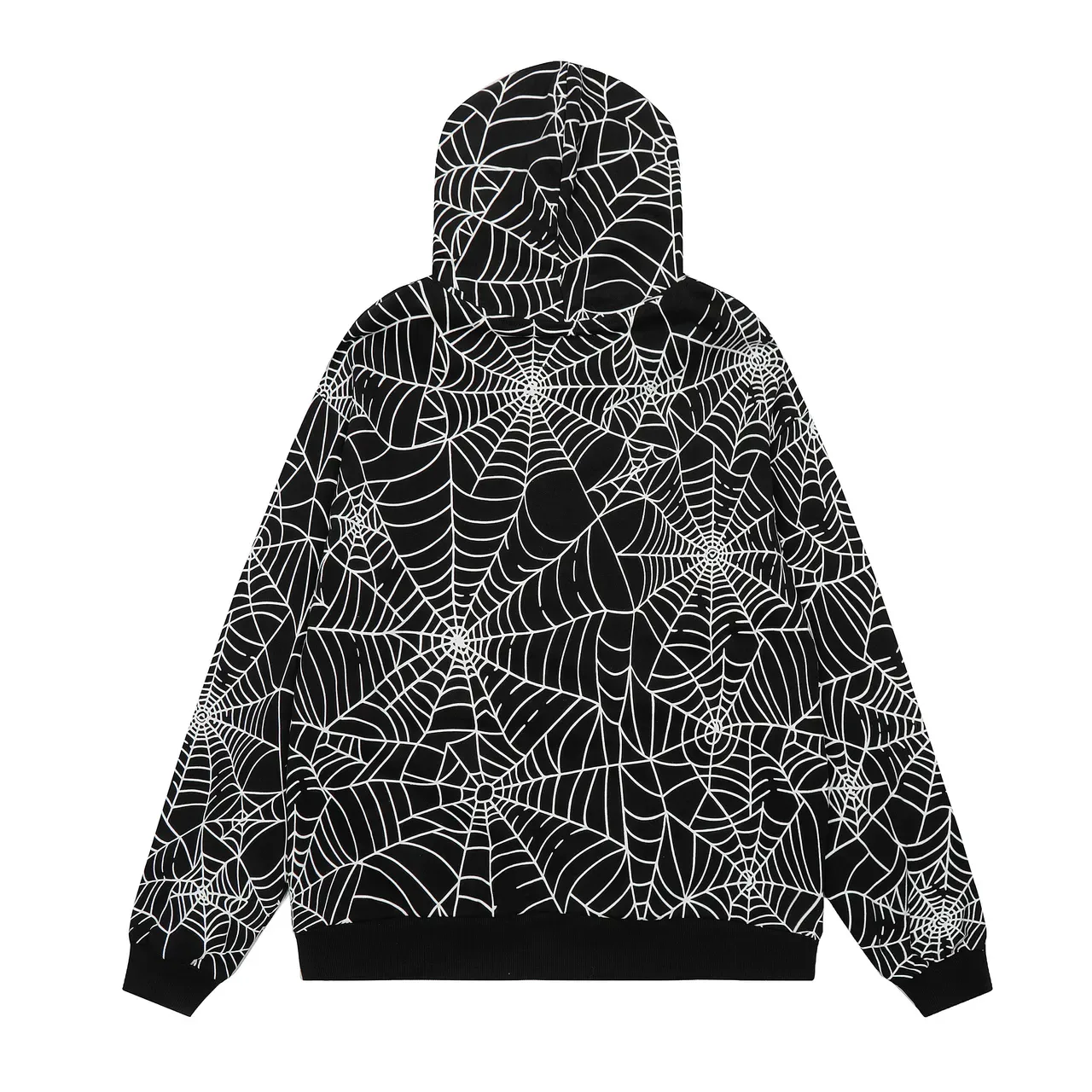Spiderweb Print Brown Pink and Black White Matching Tracksuit 11