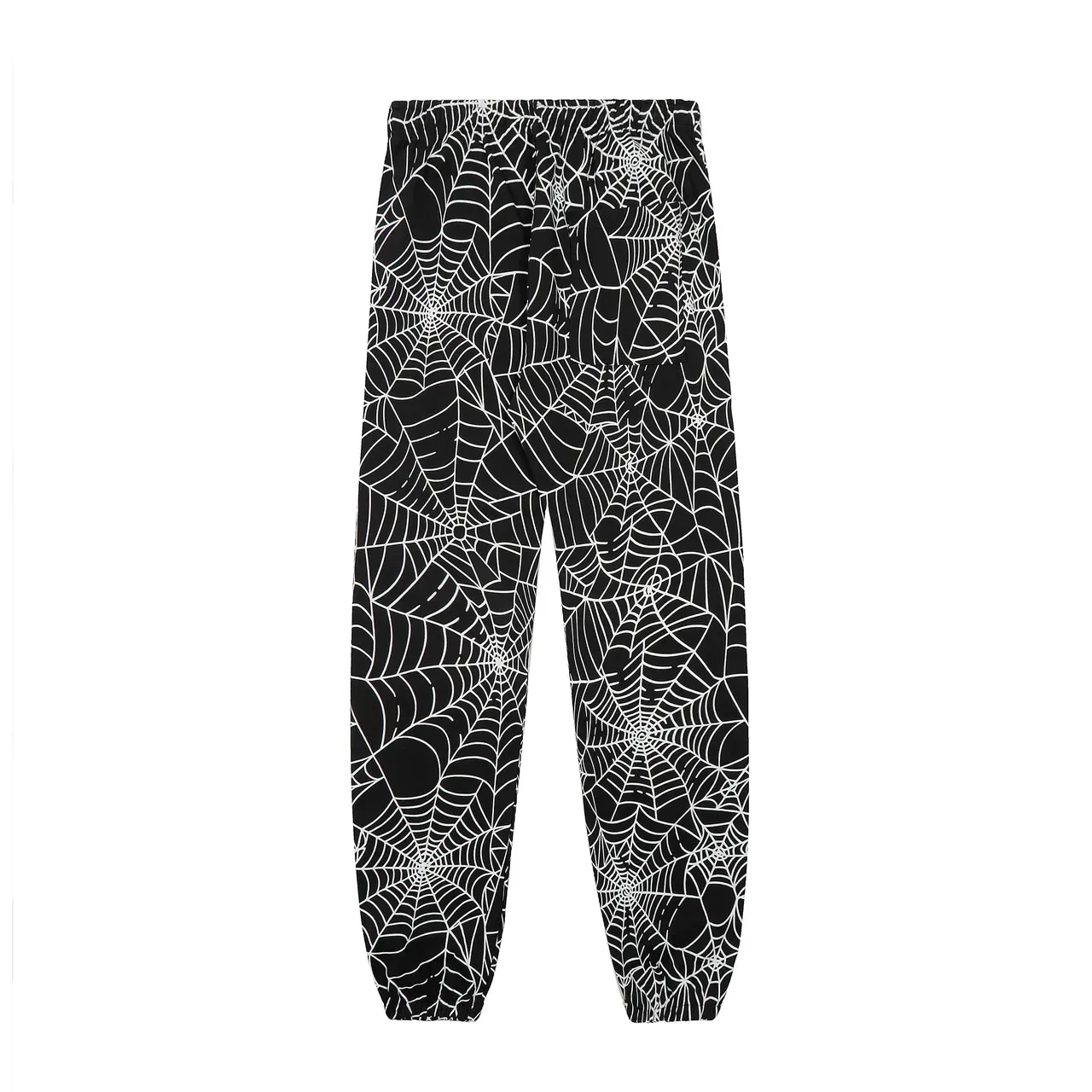 Spiderweb Print Brown Pink and Black White Matching Tracksuit 14
