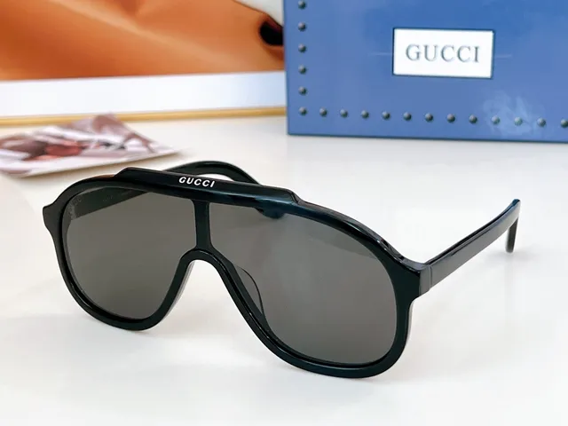 Tortoiseshell Brown, Black Gradient, and Yellow Lens Oversized Acetate Sunglasses 8