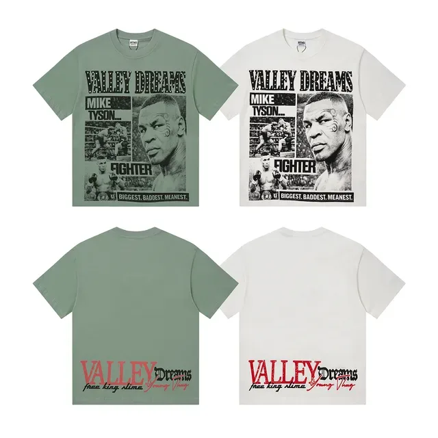 Valley Dreams Mike Tyson Fighter Graphic Print T-Shirt 2