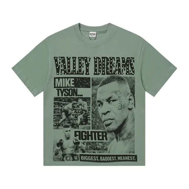Valley Dreams Mike Tyson Fighter Graphic Print T-Shirt 3