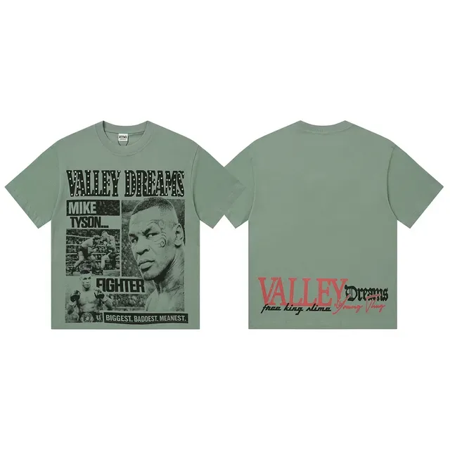 Valley Dreams Mike Tyson Fighter Graphic Print T-Shirt 5