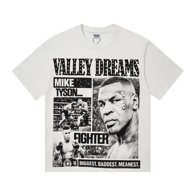 Valley Dreams Mike Tyson Fighter Graphic Print T-Shirt 7