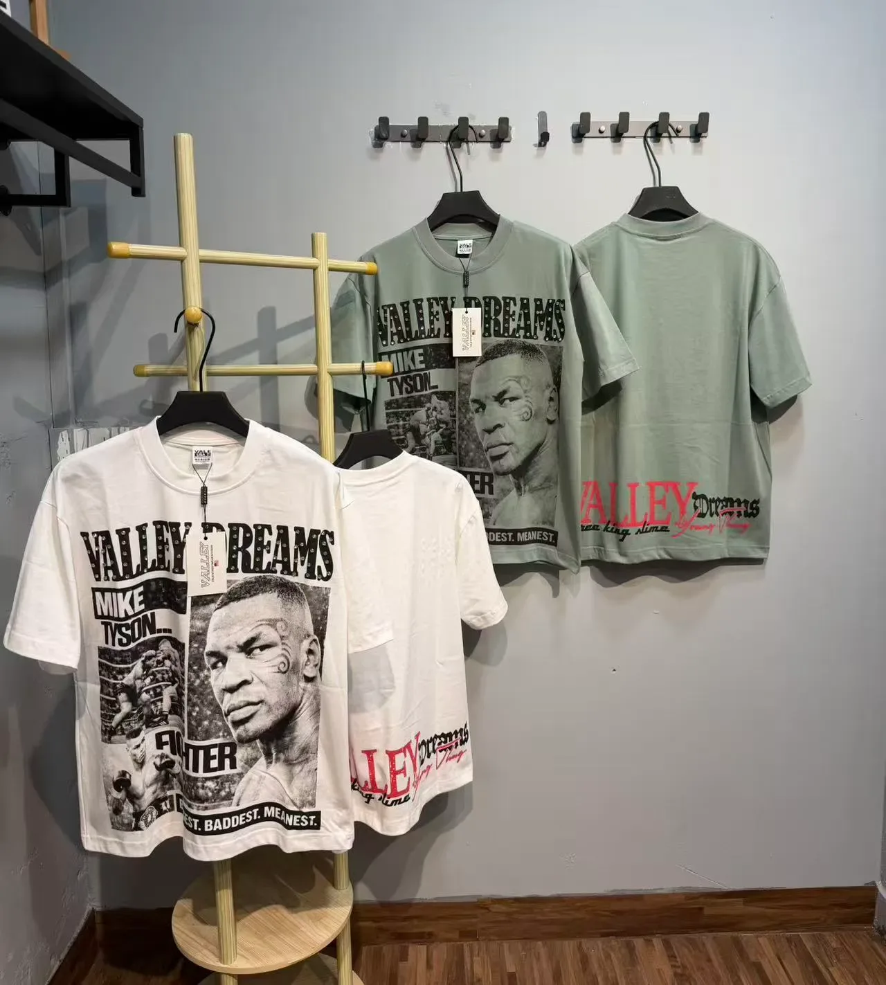 Valley Dreams Mike Tyson Fighter Graphic Print T-Shirt 9
