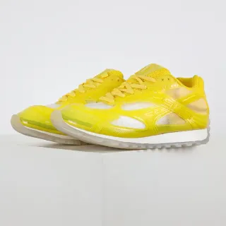 Tênis Lifestyle Amarelo Vibrante com Overlay Translucido