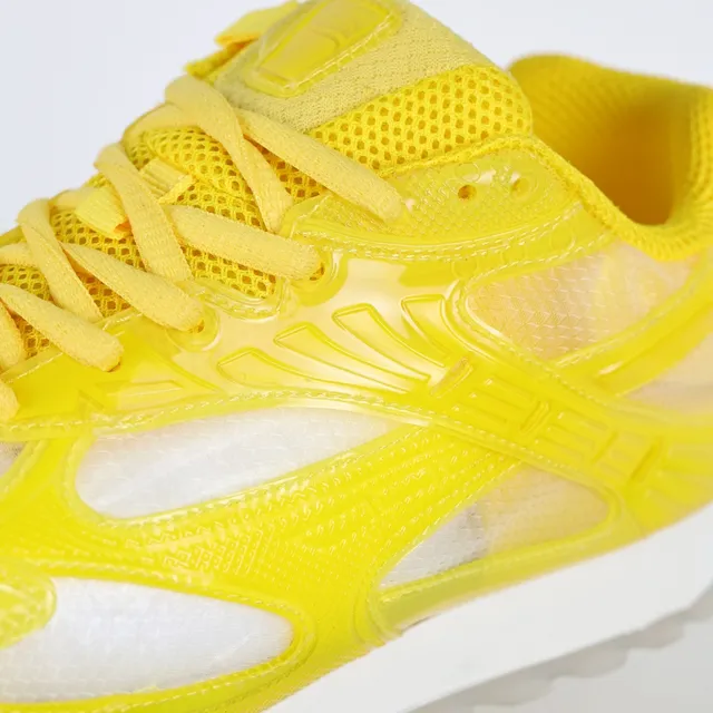 Vibrant Yellow Translucent Overlay Lifestyle Sneakers 6