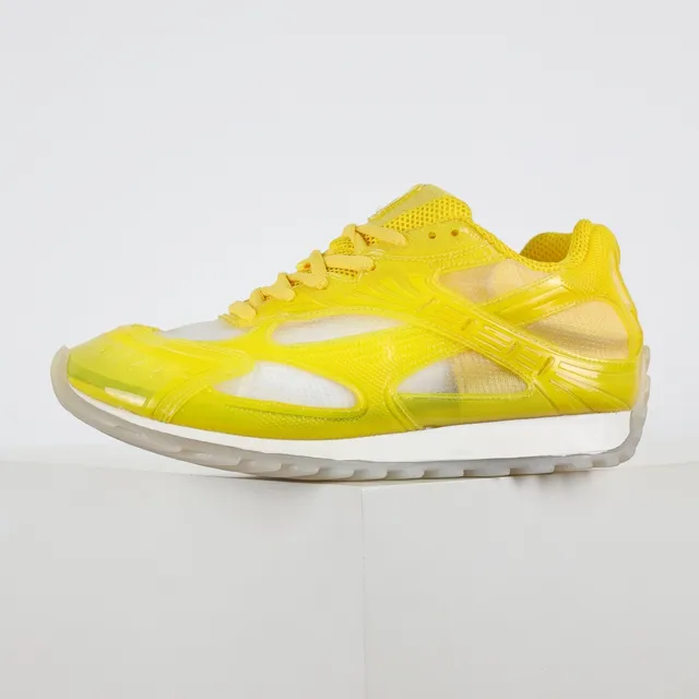 Vibrant Yellow Translucent Overlay Lifestyle Sneakers 9