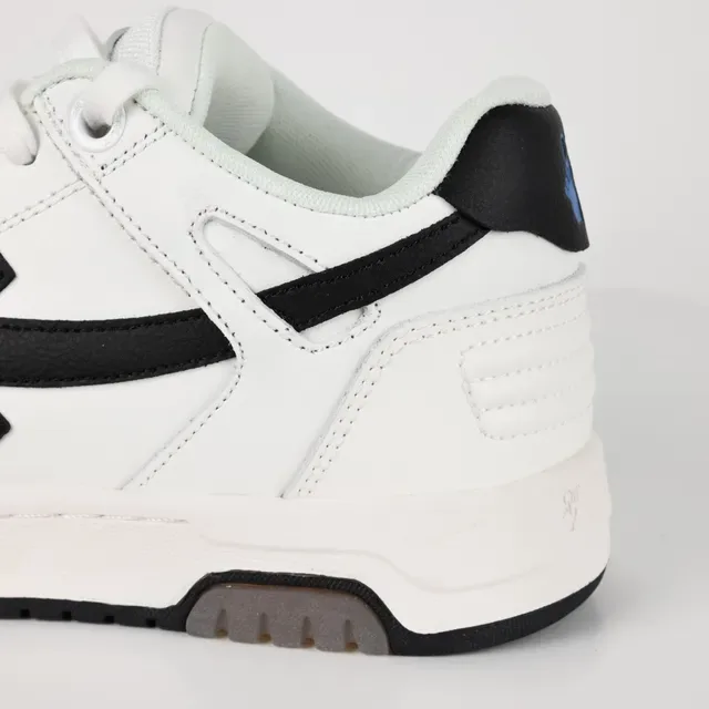White and Black Arrow Logo Lifestyle Sneaker 4