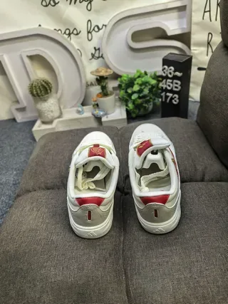 White and Purple Three-Stripe Lifestyle Sneakers 18