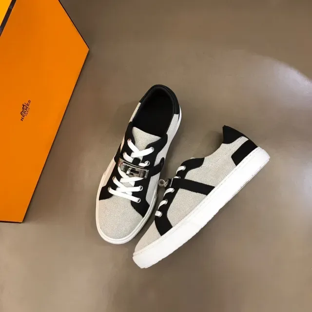 White Black Mesh Upper Synthetic Strap Sneakers 8