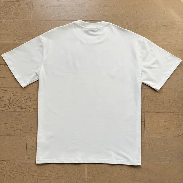 White Blue Graphic Tee Crew Neck T-Shirt 7