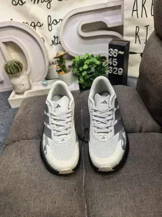 White Gradient Stripe Lifestyle Sneakers 10