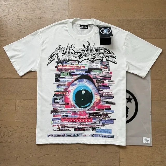 White Graphic-Print Oversized T-Shirt 9
