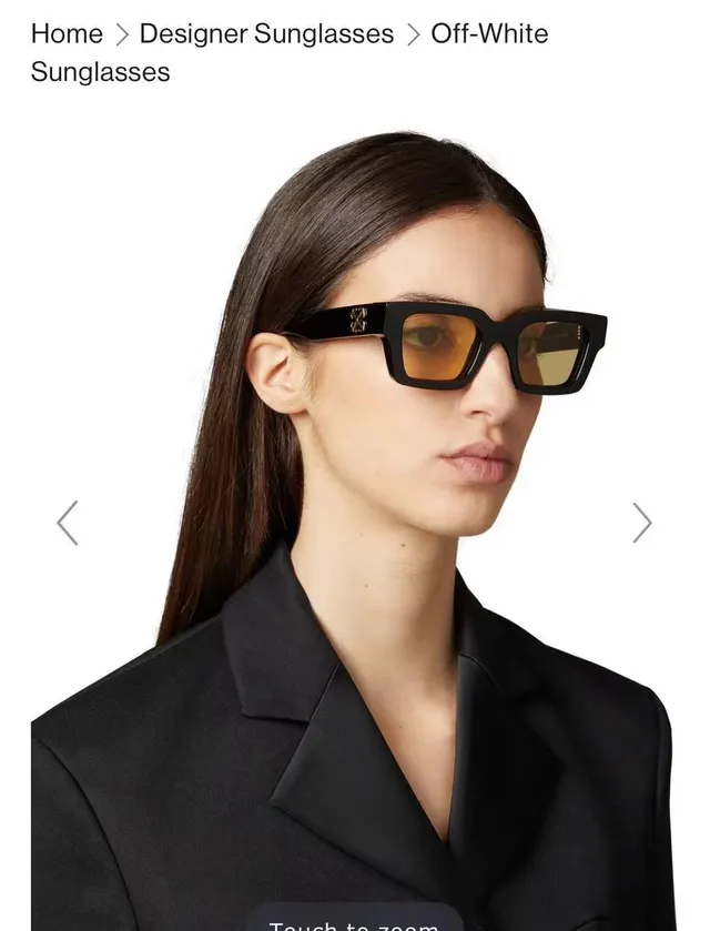 Gentle Monster Oversized Rectangular Amber Lens Sunglasses 3