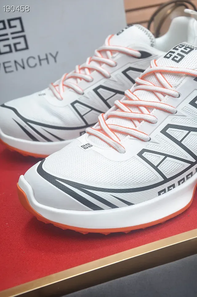 Givenchy City Sport White Black Orange Lifestyle Sneakers 3