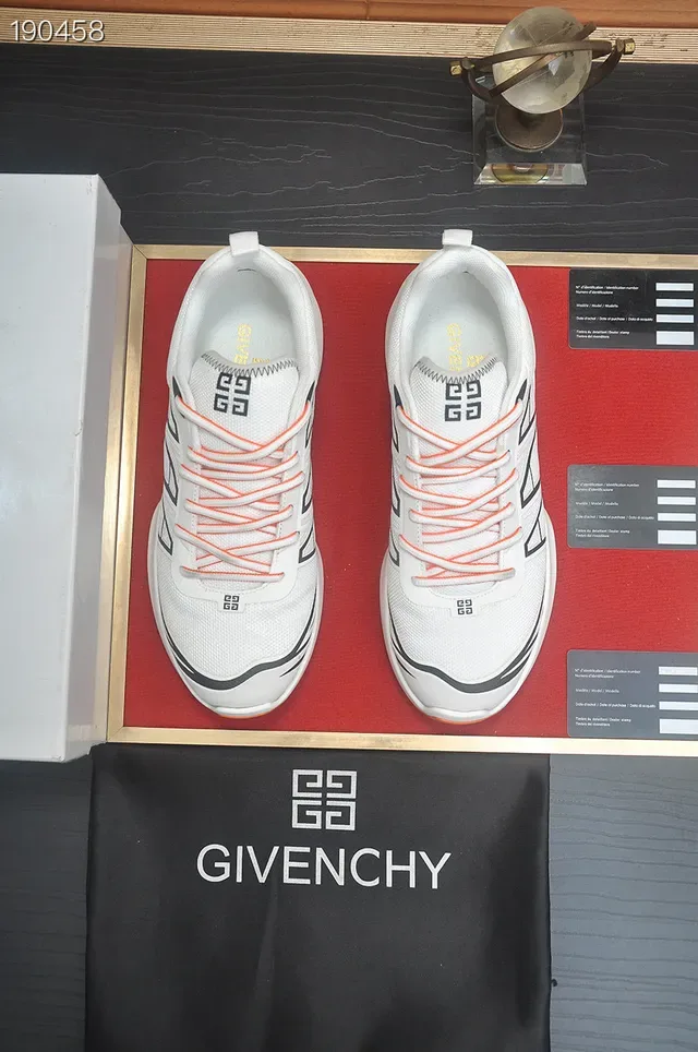 Givenchy City Sport White Black Orange Lifestyle Sneakers 7