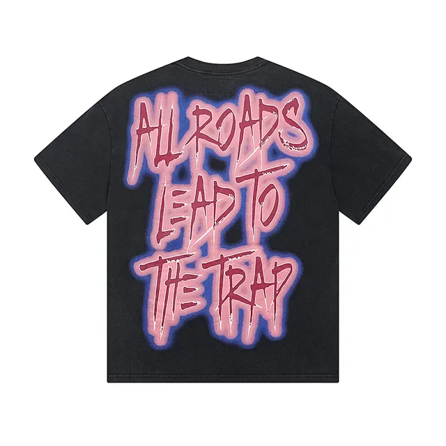 Godspeed Booby Trap Graphic Print Black T-Shirt 3