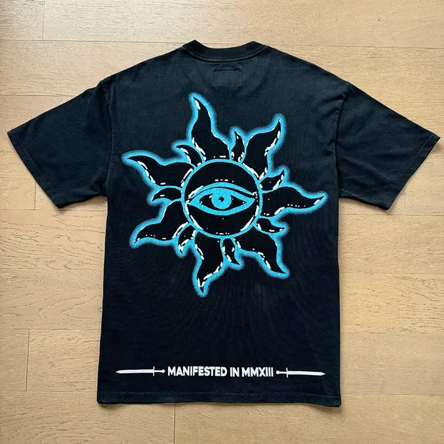 Godspeed Graphic Print Double-Sided Oversized T-Shirt 7