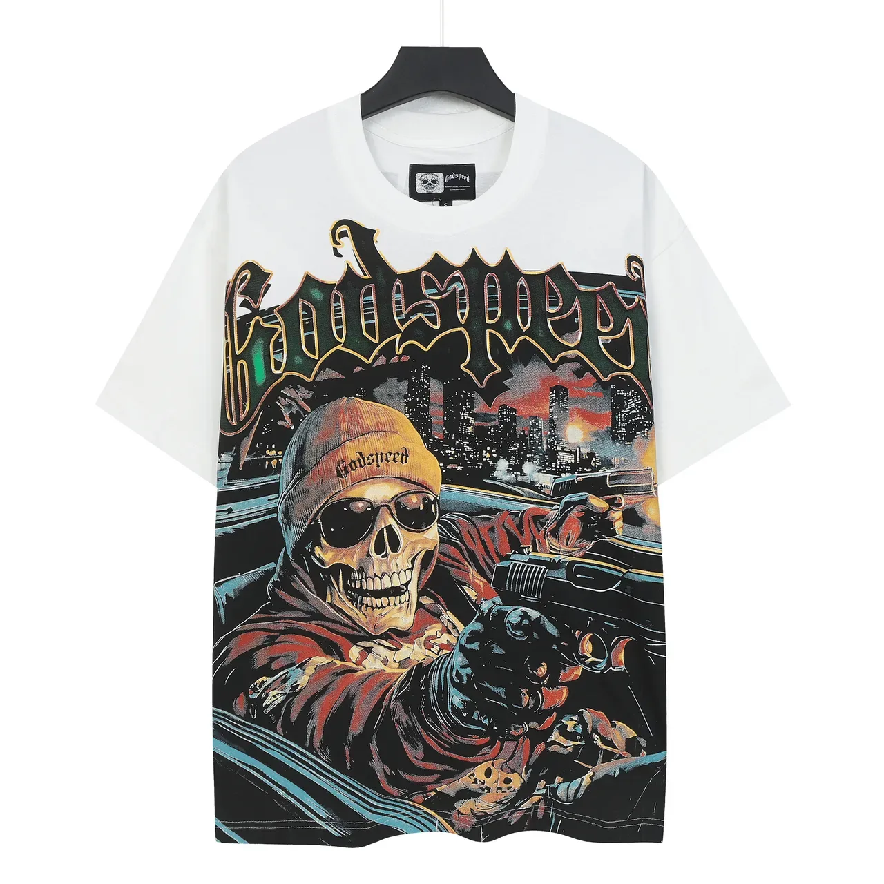 Godspeed Graphic Print Oversized T-Shirt 2