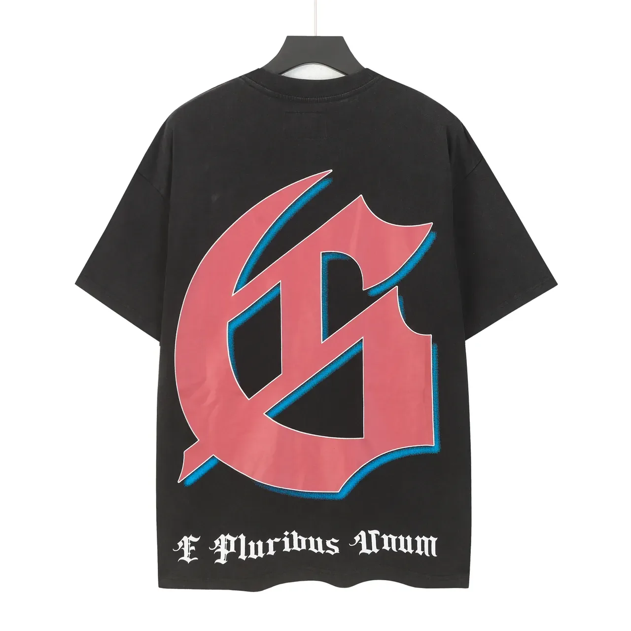 Godspeed Oversized Double-Sided Graphic Print Black T-Shirt 3