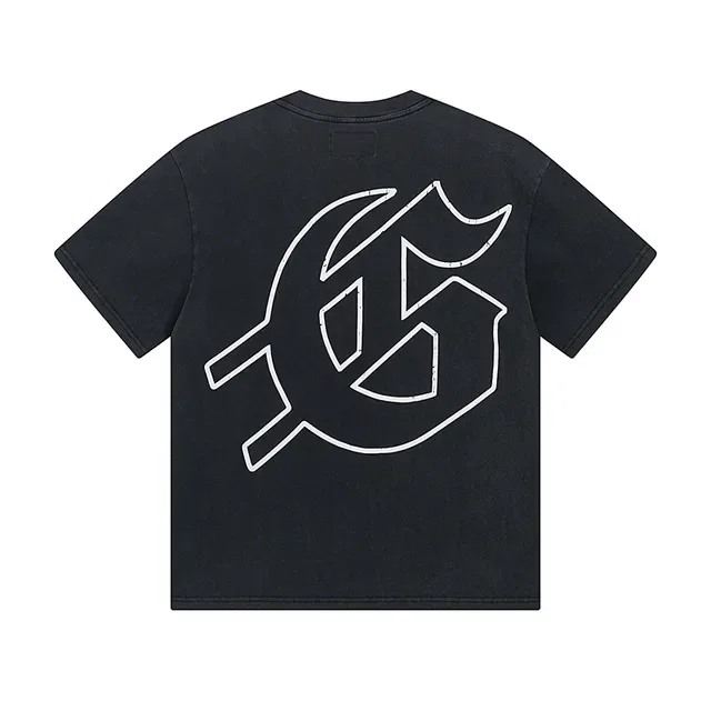 Godspeed Oversized Graphic Print Black T-Shirt 3