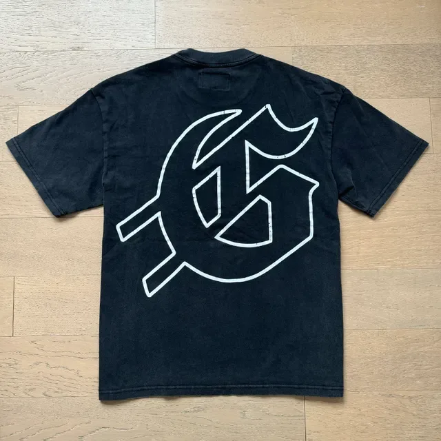 Godspeed Oversized Graphic Print Black T-Shirt 4